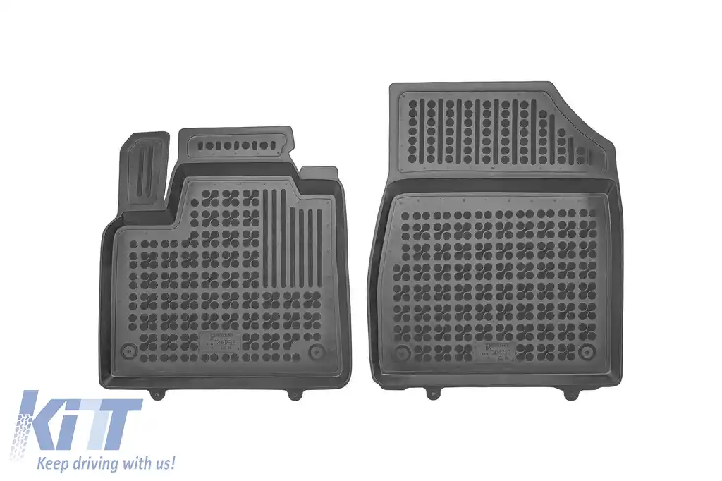 Mochete din cauciuc specifice, potrivite pentru Mercedes Citan W420 după 2022, cu transmisie manuală și 3 locuri, set de 2 piese, culoare neagră