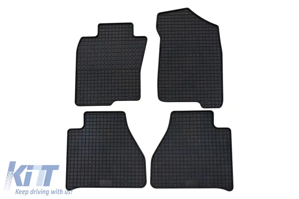 Mochete din cauciuc specifice, potrivite pentru Renault Alaskan după 2017, set de 4 piese, culoare neagră