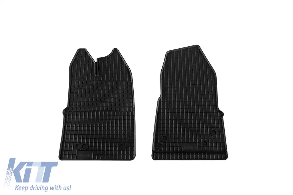 Mochete din cauciuc specifice, potrivite pentru Ford Transit Custom, Tourneo Custom după 2012, 2-3 locuri, Transit după 2015, set de 2 piese, culoare neagră-image-6243080