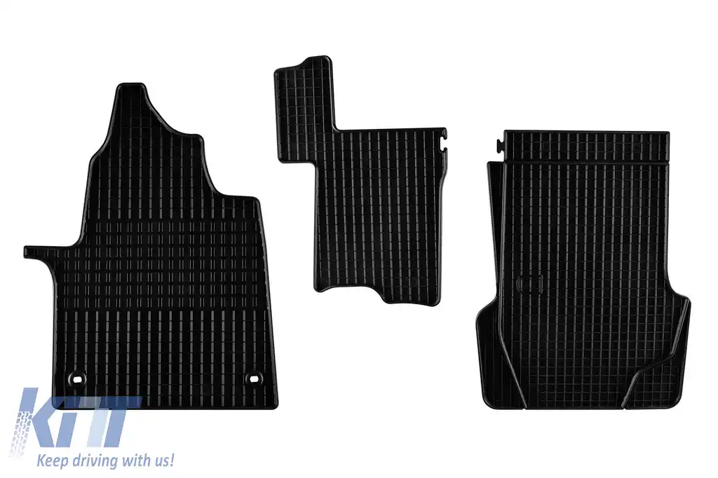 Mochete din cauciuc specifice, potrivite pentru Opel Zafira Life, Opel Vivaro C după 2019, set de 3 piese, culoare neagră-image-6243921