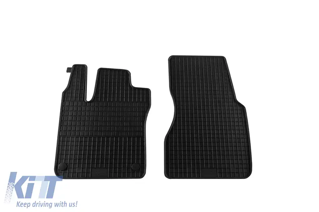 Mochete din cauciuc specifice, potrivite pentru Smart ForTwo coupe după 2014, ForTwo cabrio după 2016, set de 2 piese, culoare neagră-image-6244065
