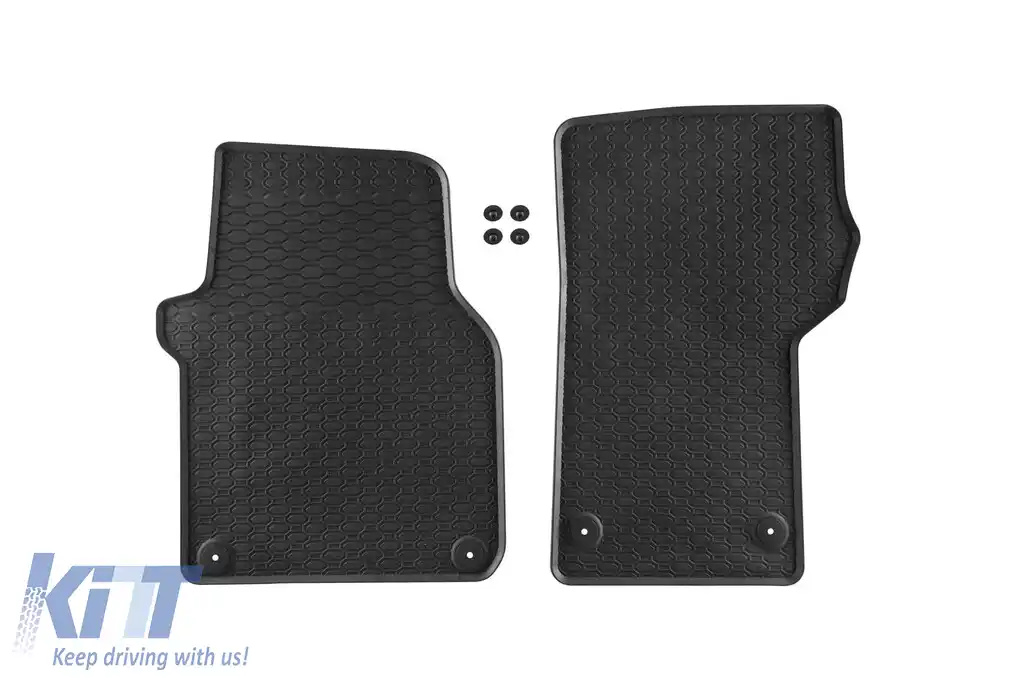 Mochete din cauciuc specifice, potrivite pentru VW Crafter II, MAN TGE după 2017, set de 2 piese, culoare neagră