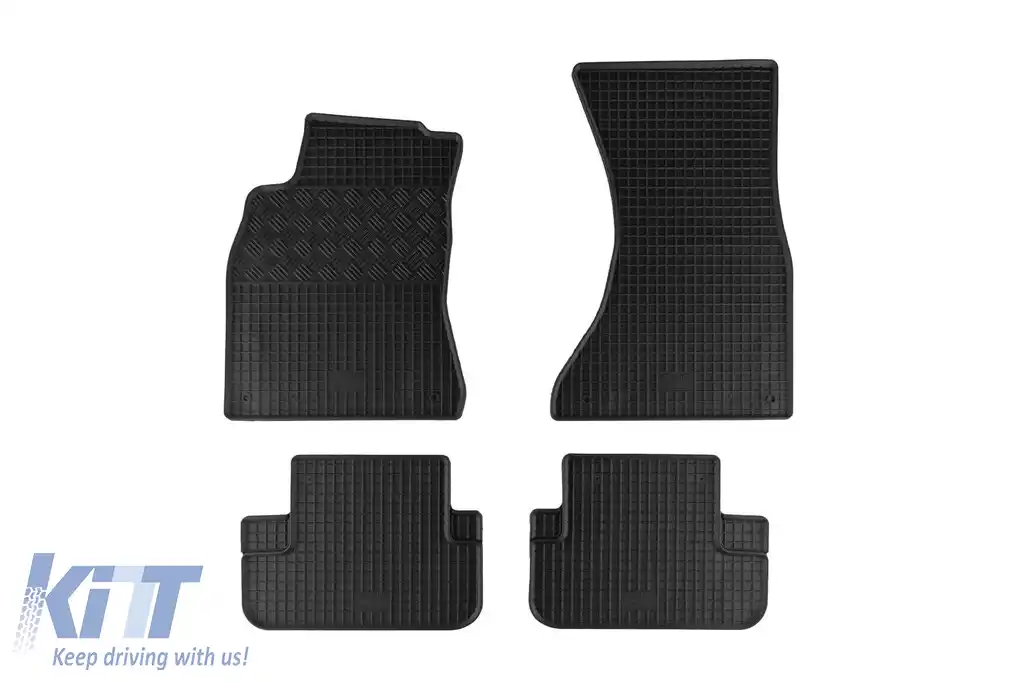 Mochete din cauciuc specifice, potrivite pentru Audi A4 2008-2015, A5 Sportback 2009-2016, set de 4 piese, culoare neagră
