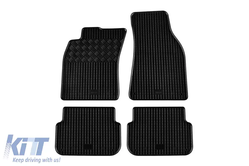Mochete din cauciuc specifice, potrivite pentru Audi A6 2004-2006, set de 4 piese, culoare neagră