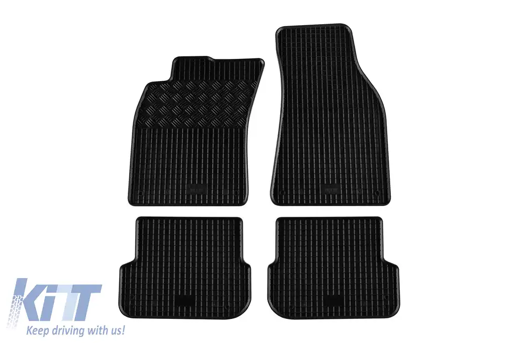 Mochete din cauciuc specifice, potrivite pentru Audi A6 2006-2008, set de 4 piese, culoare neagră