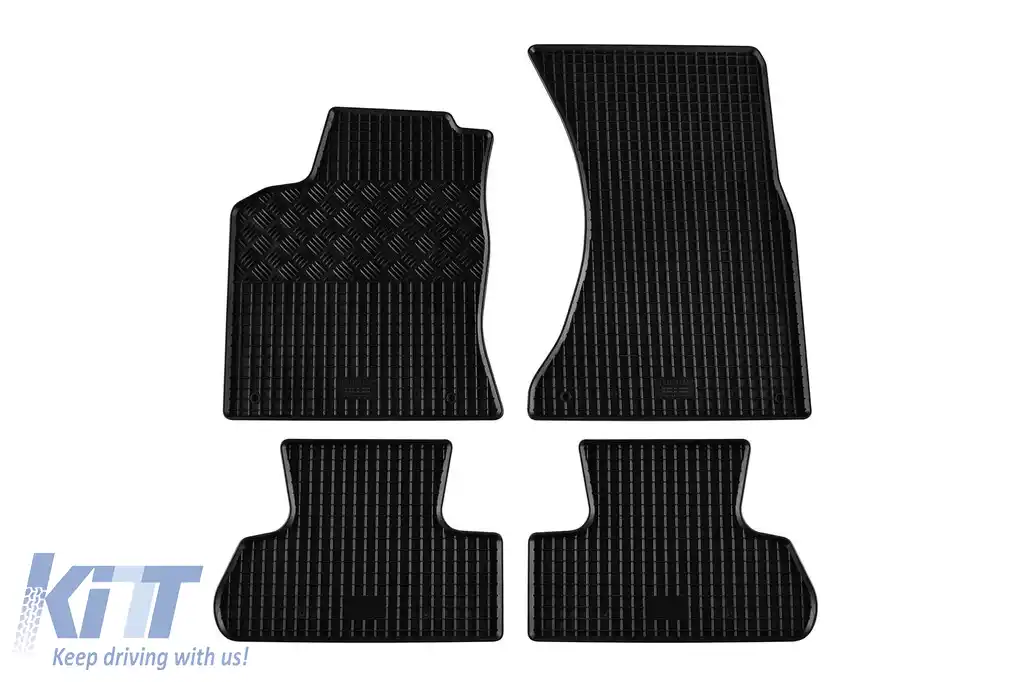Mochete din cauciuc specifice, potrivite pentru Audi Q5 2008-2017, set de 4 piese, culoare neagră