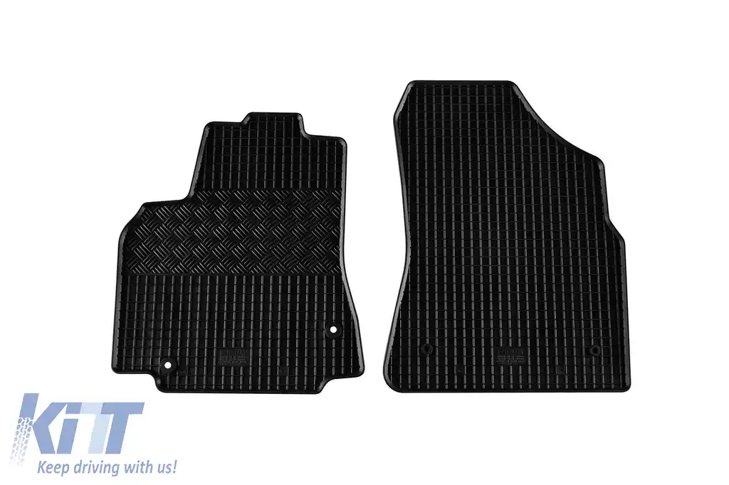 Mochete din cauciuc specifice, potrivite pentru Peugeot Partner, Citroen Berlingo 2008-2018 față, set de 2 piese, culoare neagră