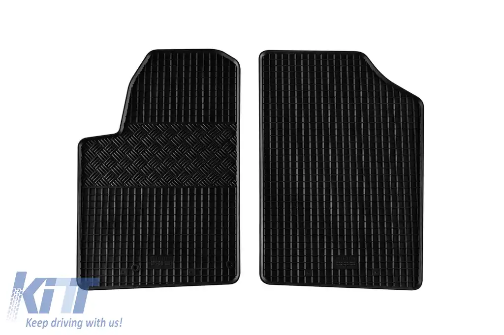 Mochete din cauciuc specifice, potrivite pentru Peugeot Partner, Citroen Berlingo 1999-2008 față, set de 2 piese, culoare neagră