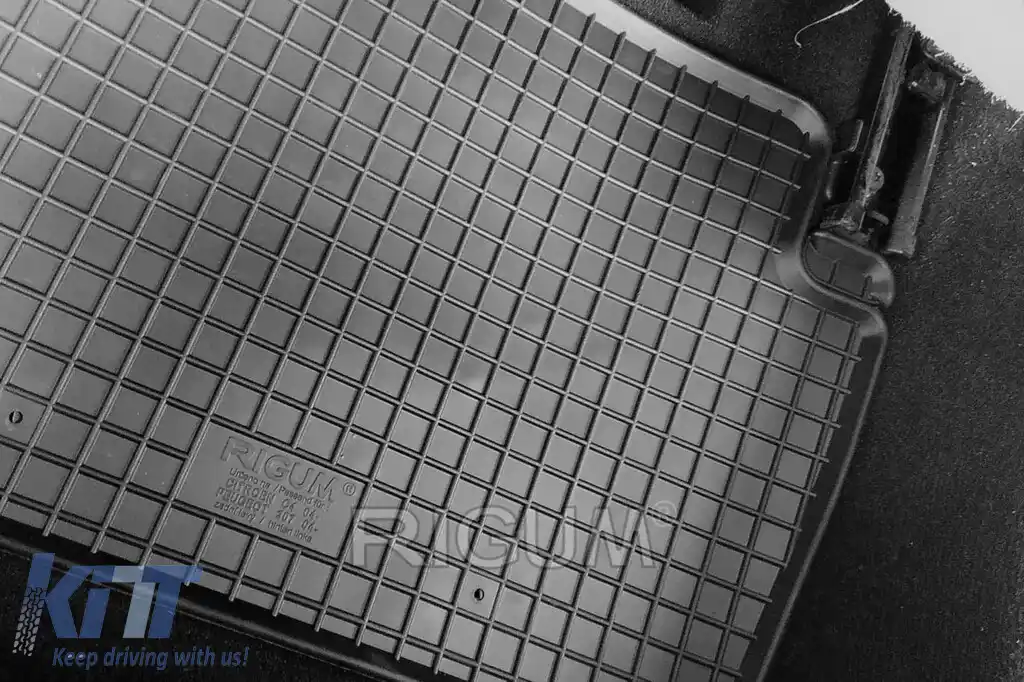 Mochete din cauciuc specifice, potrivite pentru Peugeot 307 2001-2007, Citroen C4 2004-2010, set de 4 piese, culoare neagră-image-6248339