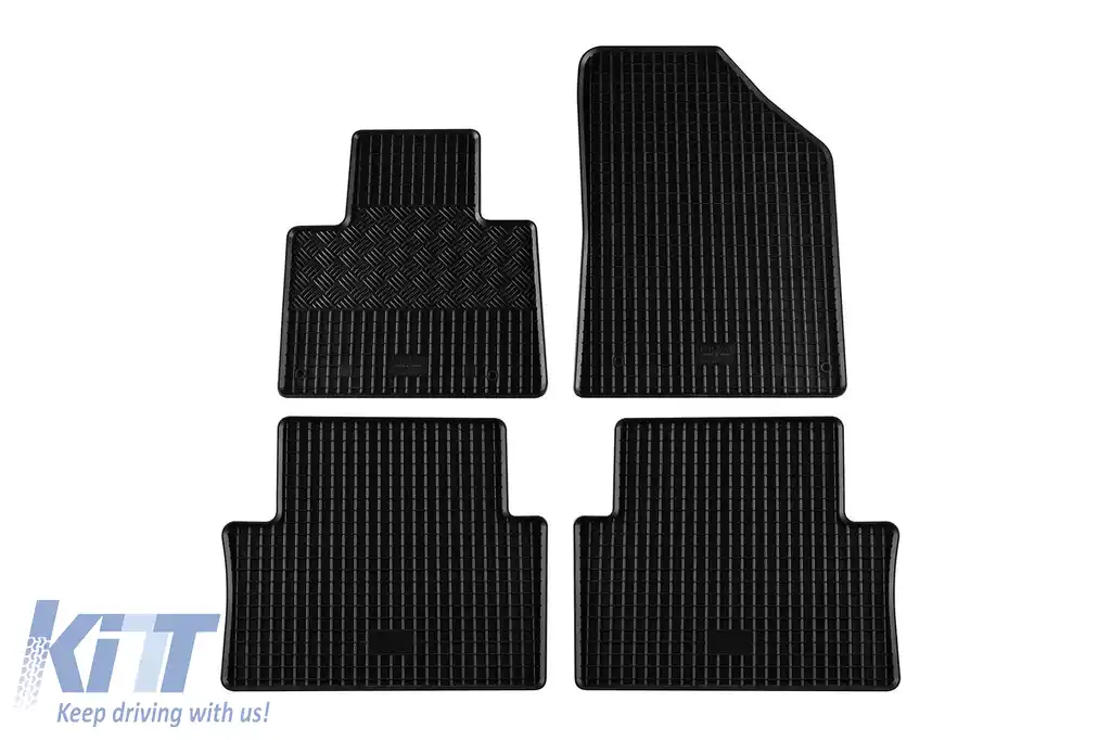 Mochete din cauciuc specifice, potrivite pentru Citroen C5 2008-2017, set de 4 piese, culoare neagră