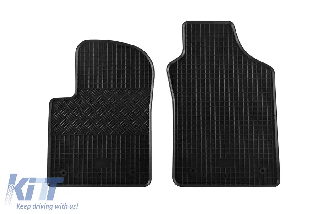 Mochete din cauciuc specifice, potrivite pentru Fiat 500, Ford KA după 2008, Fiat 500 după 2015, Fiat 500 Hybrid după 2020, set de 4 piese, culoare neagră-image-6248415