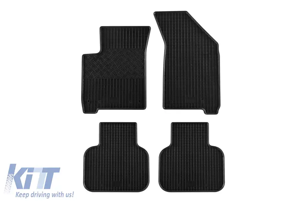 Mochete din cauciuc specifice, potrivite pentru Dodge Journey după 2008, Fiat Freemont după 2011, set de 4 piese, culoare neagră