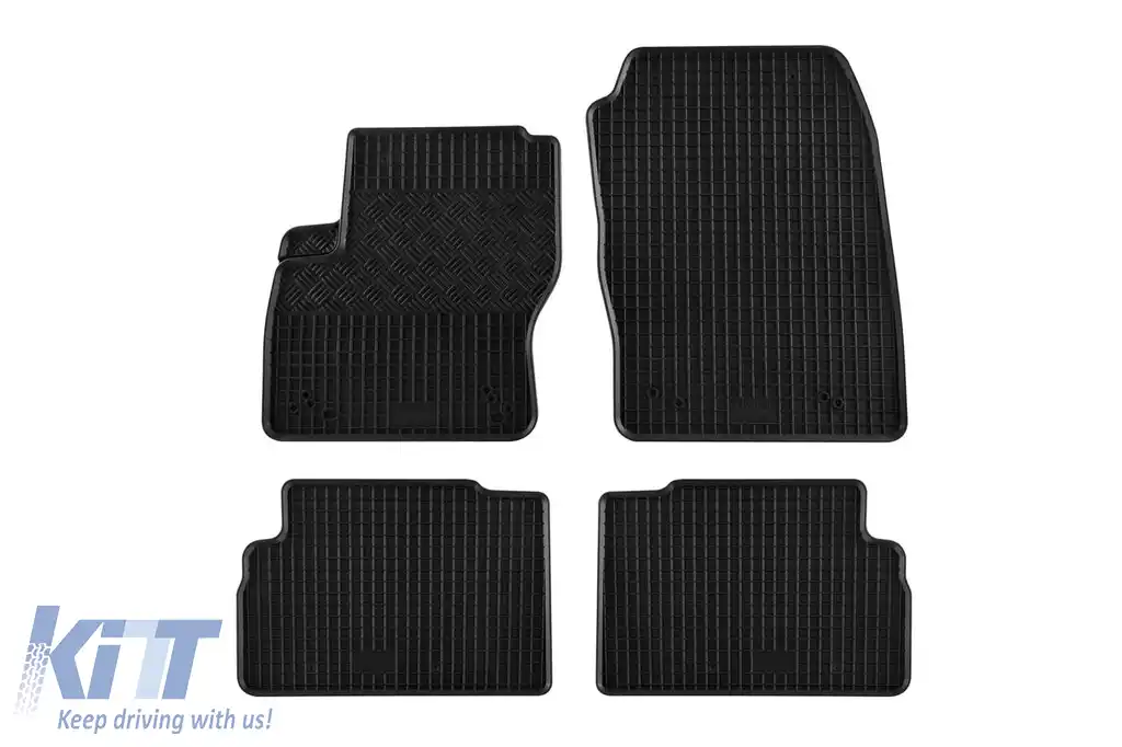 Mochete din cauciuc specifice, potrivite pentru Ford Grand C-Max după 2010, Focus C-Max după 2011, set de 4 piese, culoare neagră
