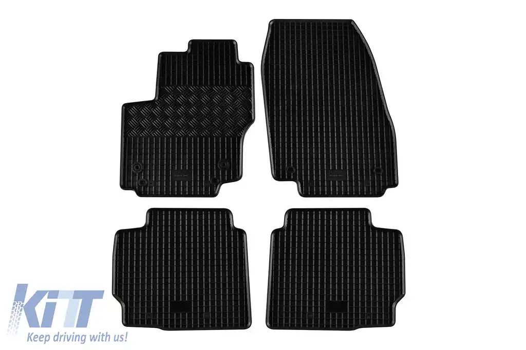 Mochete din cauciuc specifice, potrivite pentru Ford Mondeo 2007-2014, set de 4 piese, culoare neagră