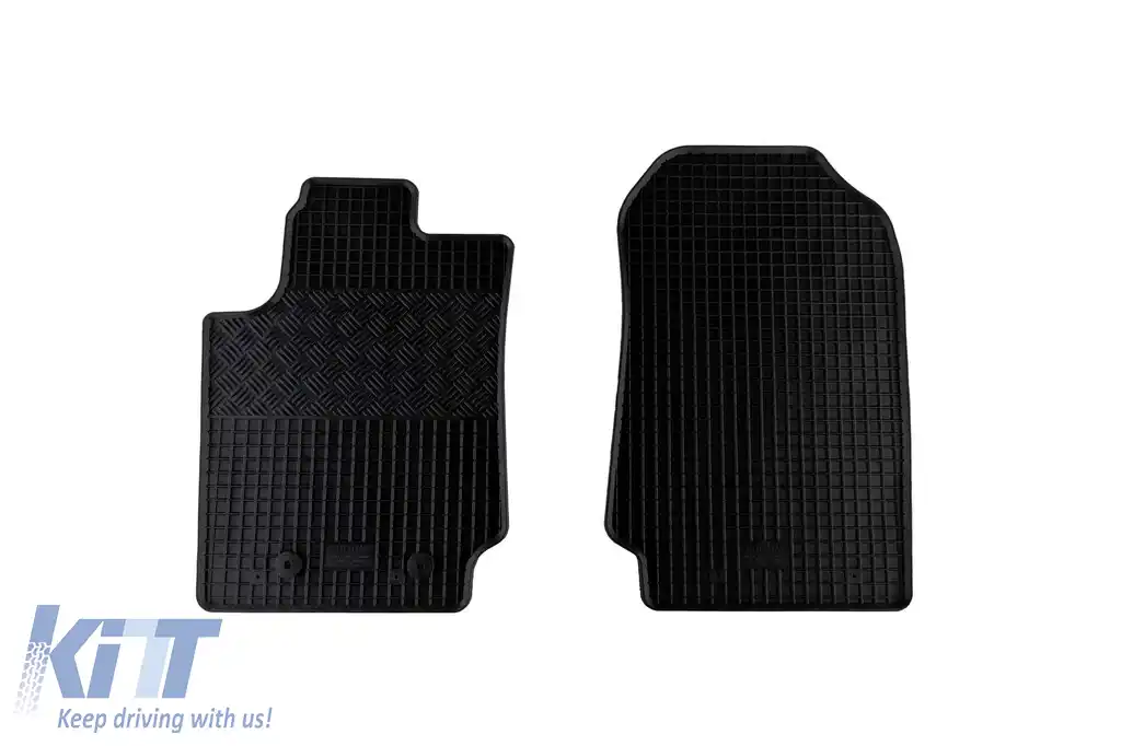 Mochete din cauciuc specifice, potrivite pentru Ford Ranger cu cabină simplă după 2012, 2 locuri, set de 2 piese, culoare neagră