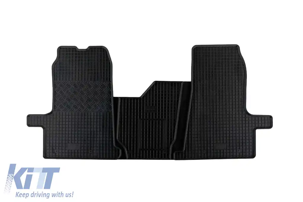 Mochete din cauciuc specifice, potrivite pentru Ford Transit după 2000, Transit după 2006, 3 locuri, set de 3 piese, culoare neagră