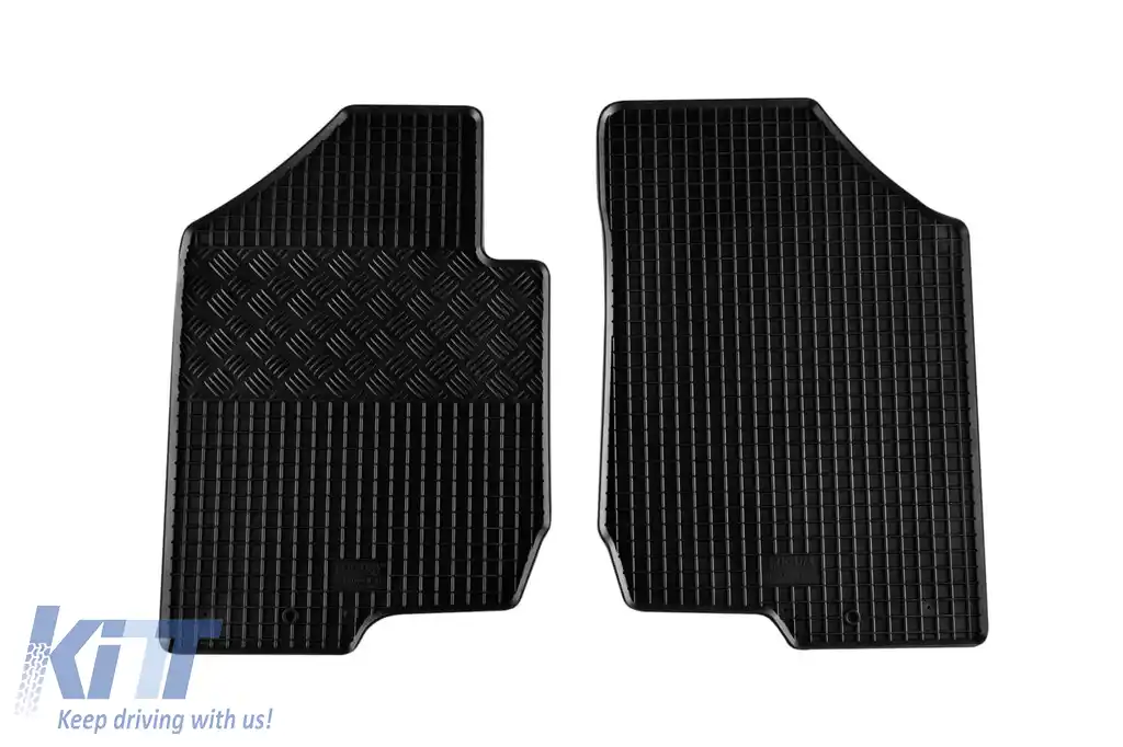 Mochete din cauciuc specifice, potrivite pentru Kia Carens II după 2007, set de 4 piese, culoare neagră-image-6248644