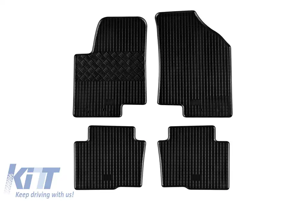 Mochete din cauciuc specifice, potrivite pentru Kia Soul după 2009, set de 4 piese, culoare neagră
