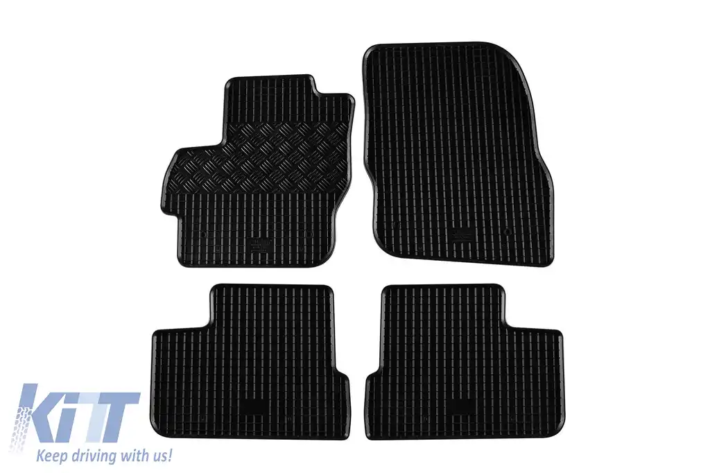 Mochete din cauciuc specifice, potrivite pentru Mazda 3 2009-2013, set de 4 piese, culoare neagră