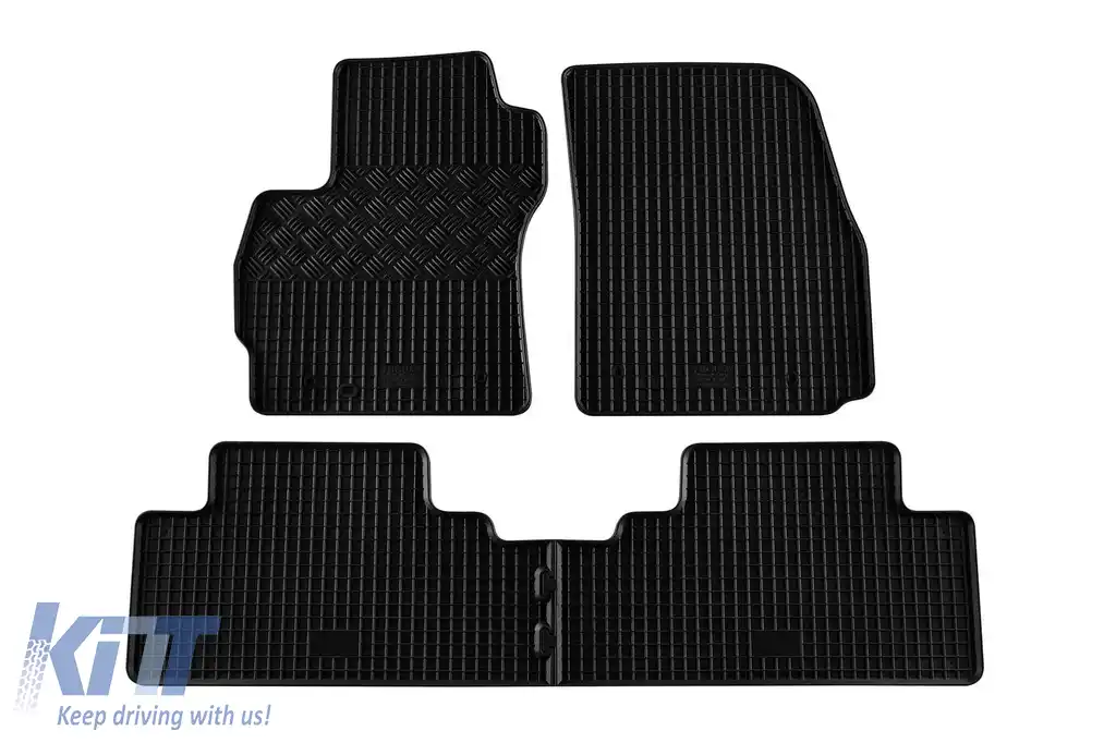 Mochete din cauciuc specifice, potrivite pentru Mazda 5 2011-2018, set de 4 piese, culoare neagră-image-6248704