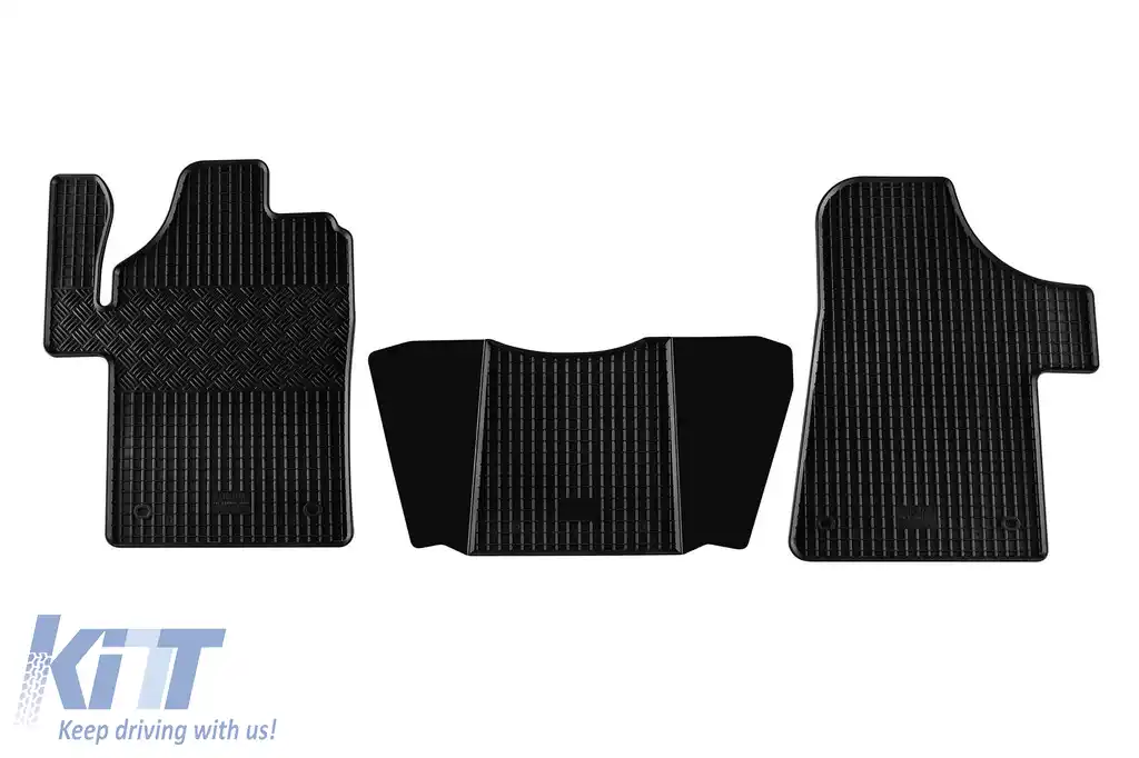 Mochete din cauciuc specifice, potrivite pentru Mercedes V class W639, Vito 2003-2014, set de 3 piese, culoare neagră