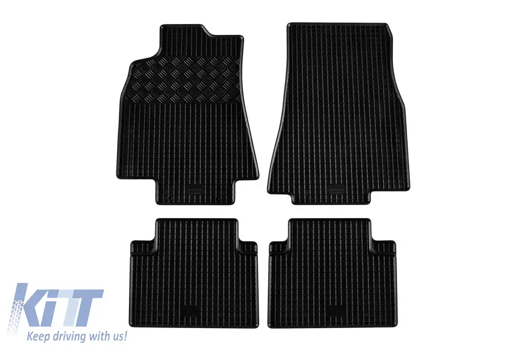 Mochete din cauciuc specifice, potrivite pentru Mercedes A class W169, B class W245 2004-2012, set de 4 piese, culoare neagră
