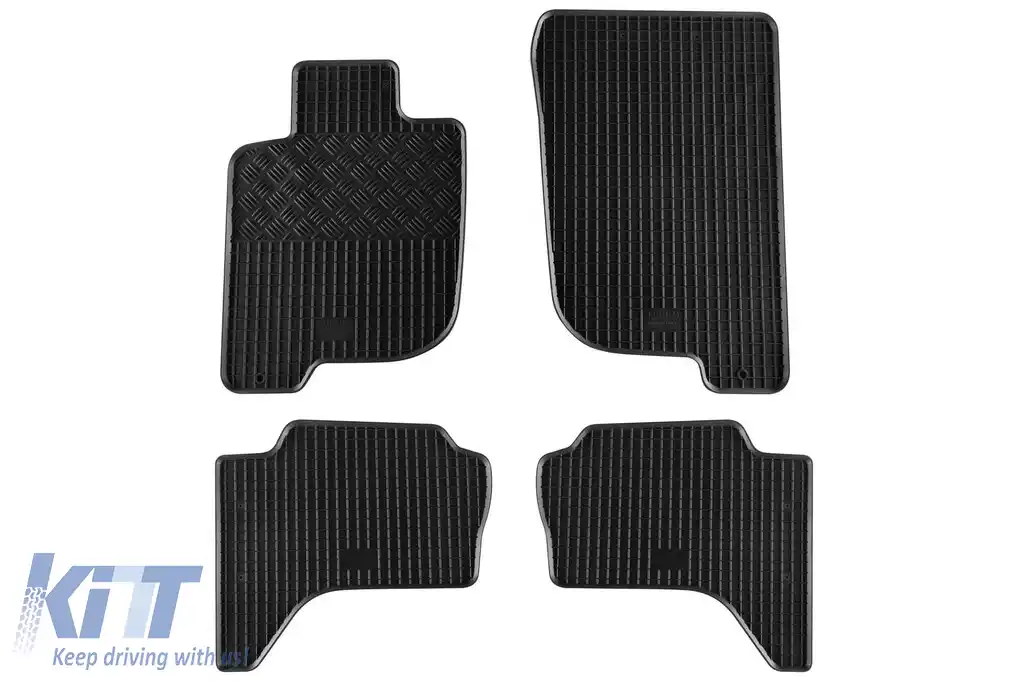 Mochete din cauciuc specifice, potrivite pentru Mitsubishi L200 după 2007, set de 4 piese, culoare neagră