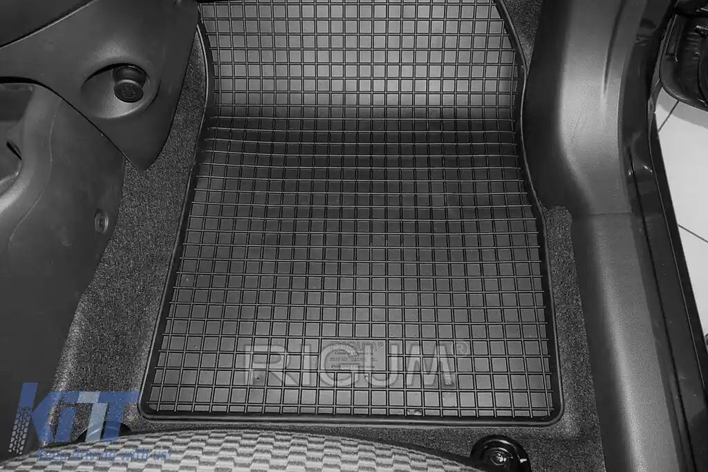 Mochete din cauciuc specifice, potrivite pentru Nissan Micra 2010-2017, set de 4 piese, culoare neagră-image-6248796