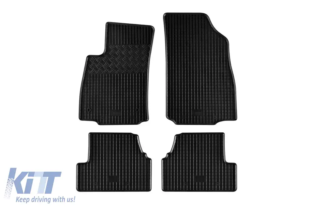 Mochete din cauciuc specifice, potrivite pentru Chevrolet Trax după 2013, Opel Mokka după 2012, set de 4 piese, culoare neagră