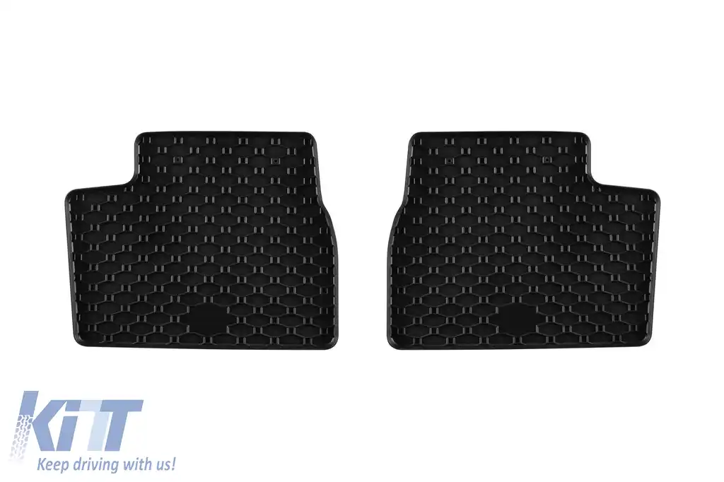 Mochete din cauciuc specifice, potrivite pentru Peugeot 207 2006-2014, set de 4 piese, culoare neagră-image-6248860