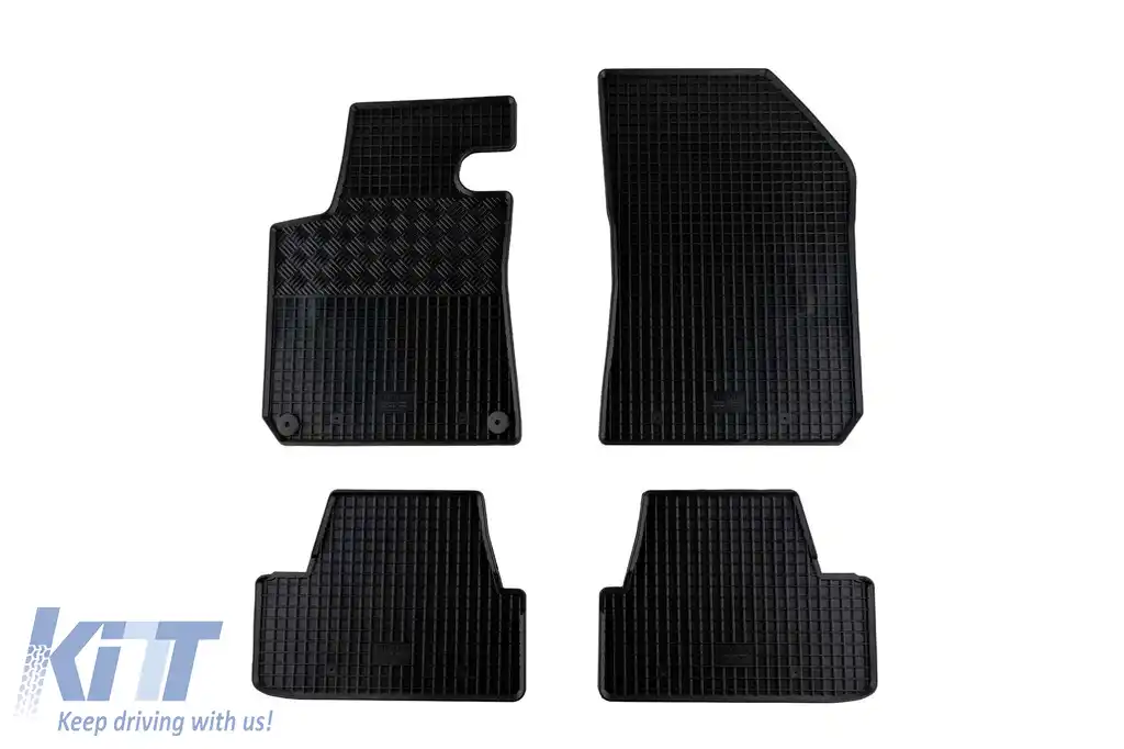 Mochete din cauciuc specifice, potrivite pentru Peugeot 308 după 2013, set de 4 piese, culoare neagră