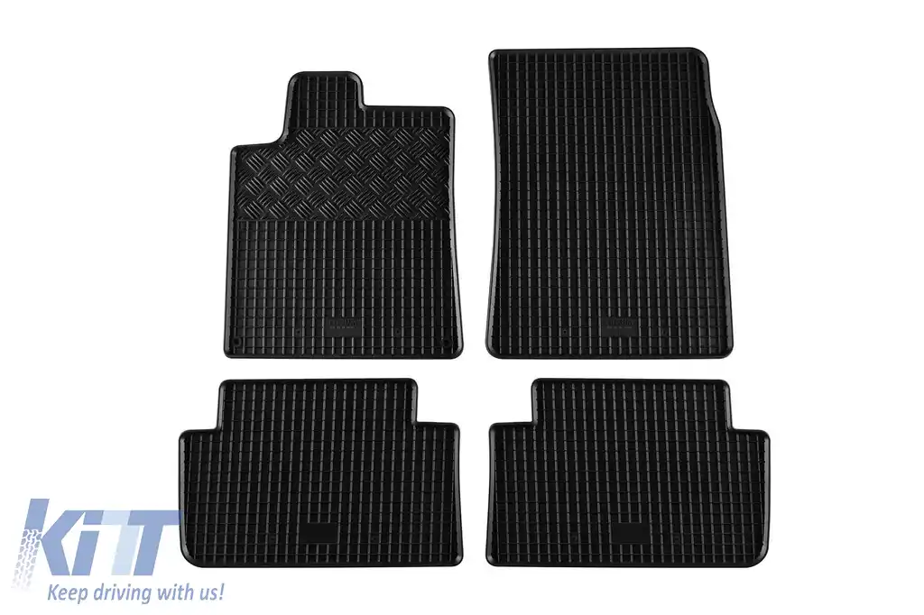 Mochete din cauciuc specifice, potrivite pentru Peugeot 407 2004-2010, set de 4 piese, culoare neagră-image-6248888