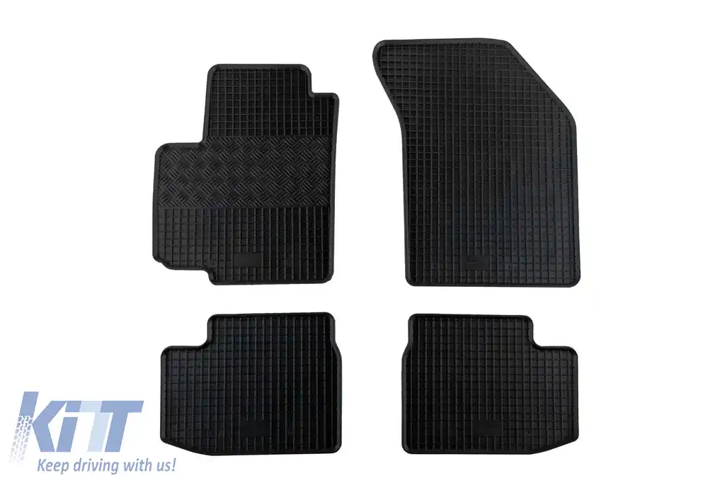 Mochete din cauciuc specifice, potrivite pentru Fiat Sedici, Suzuki SX4 după 2006, Suzuki Swift după 2005, set de 4 piese, culoare neagră