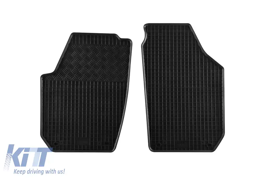 Mochete din cauciuc specifice, potrivite pentru Skoda Fabia II după 2007, set de 4 piese, culoare neagră-image-6248999