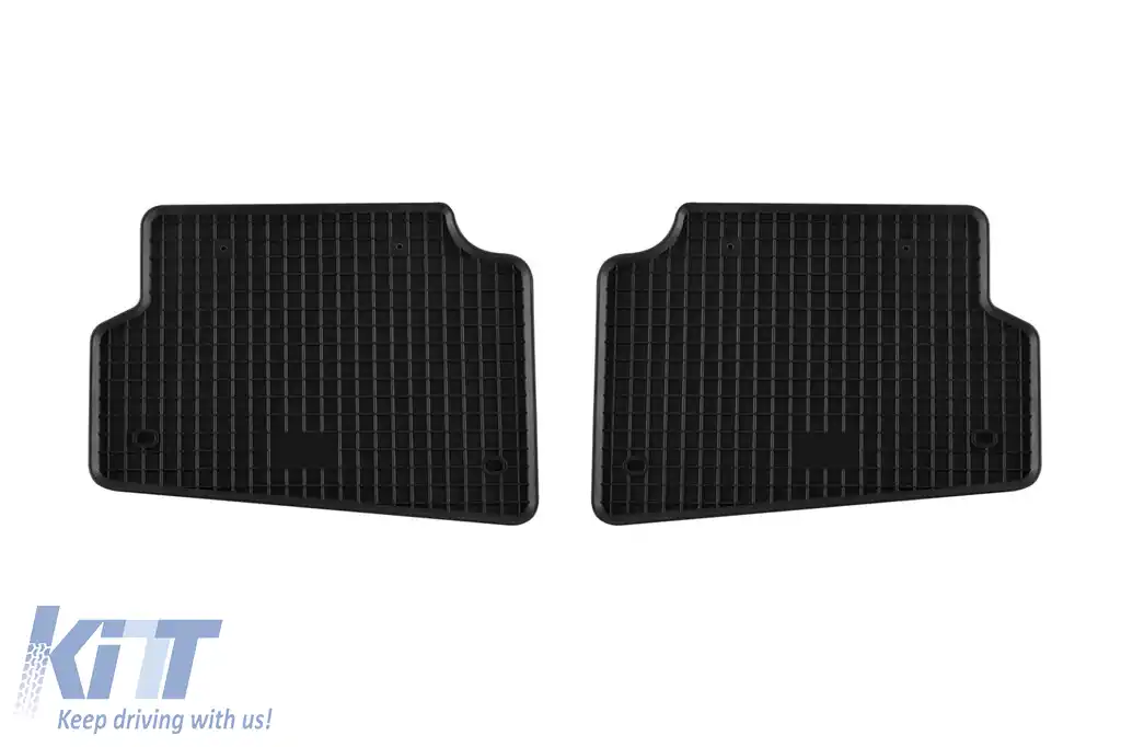 Mochete din cauciuc specifice, potrivite pentru Skoda Fabia II după 2007, set de 4 piese, culoare neagră-image-6249000