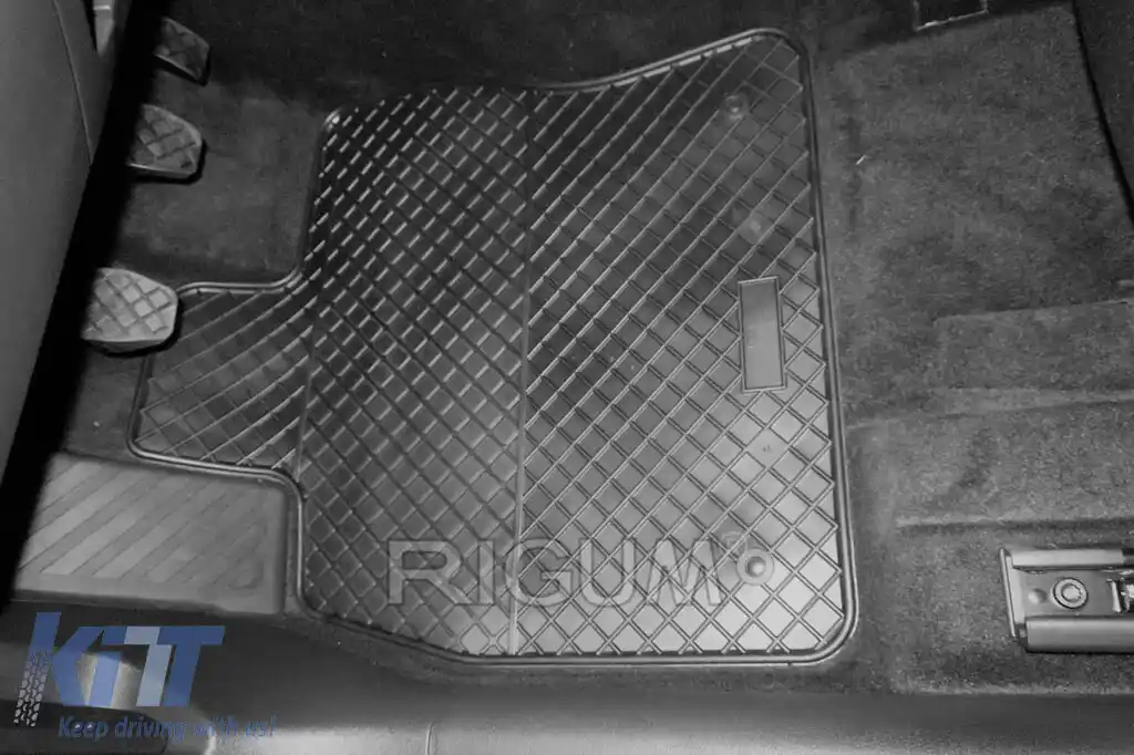 Mochete din cauciuc specifice, potrivite pentru Skoda Octavia 2013-2020, Octavia după 2020, set de 4 piese, culoare neagră-image-6249027