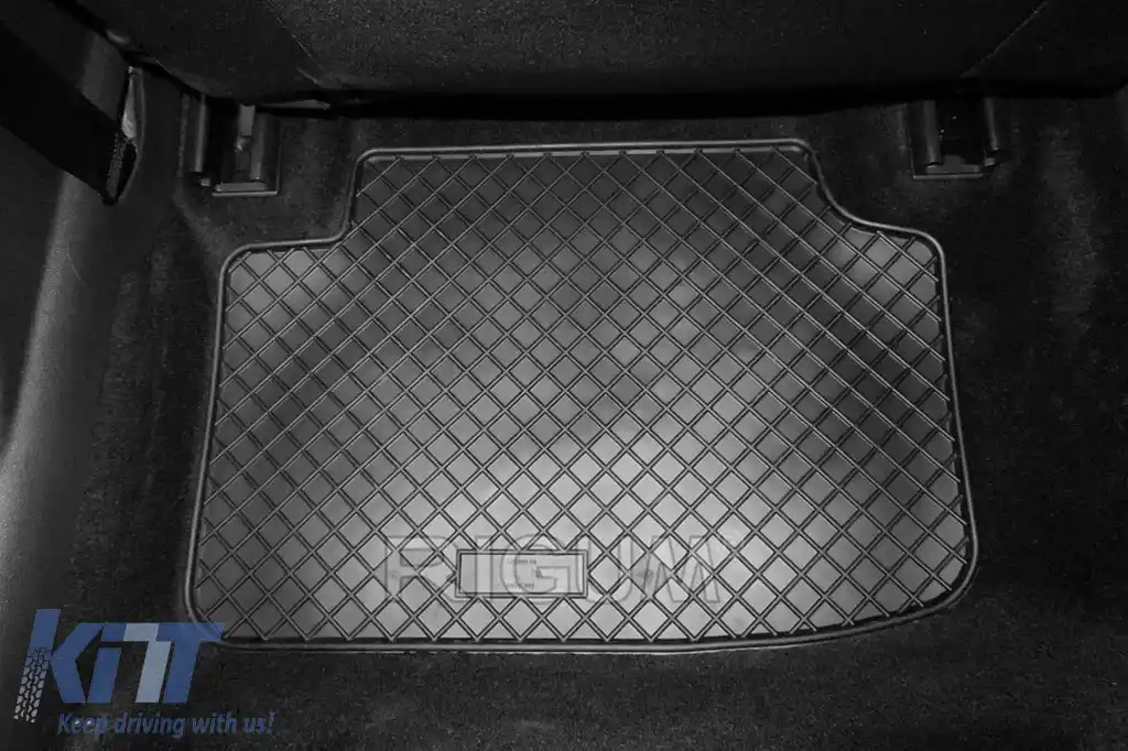 Mochete din cauciuc specifice, potrivite pentru Skoda Octavia 2013-2020, Octavia după 2020, set de 4 piese, culoare neagră-image-6249029