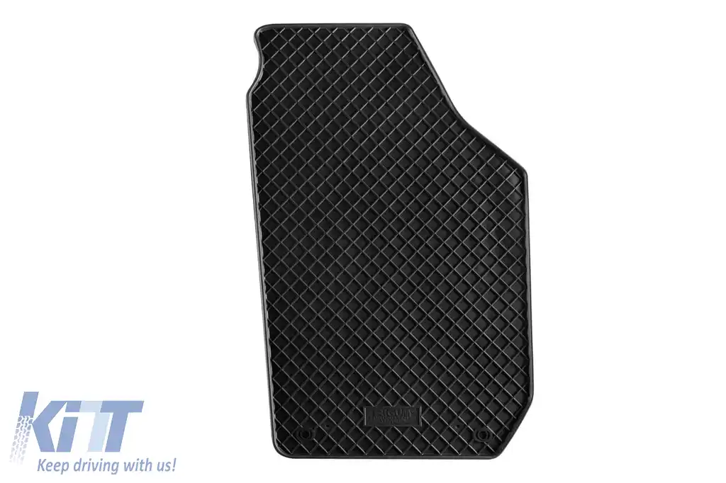 Mochete din cauciuc specifice, potrivite pentru Skoda Roomster Praktik după 2006 Design, 2 locuri, set de 2 piese, culoare neagră-image-6249049