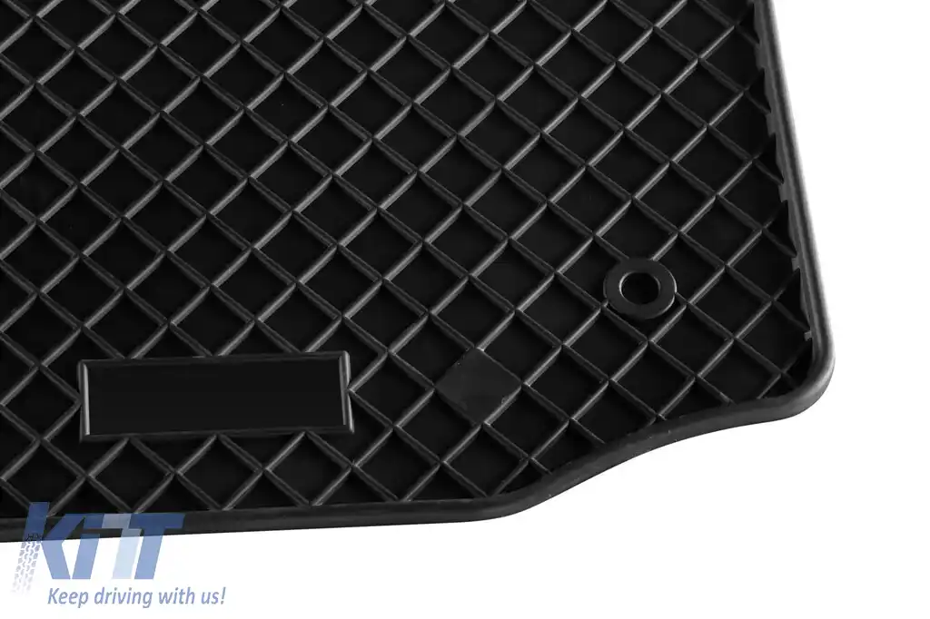 Mochete din cauciuc specifice, potrivite pentru Skoda Roomster Praktik după 2006 Design, 2 locuri, set de 2 piese, culoare neagră-image-6249050