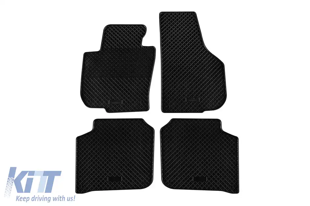 Mochete din cauciuc specifice, potrivite pentru Skoda Superb 2009-2015, set de 4 piese, culoare neagră