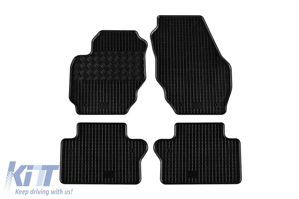 Mochete din cauciuc specifice, potrivite pentru Volvo V70 2007-2016, S80 2006-2016, XC70 2011-2016, set de 4 piese, culoare neagră