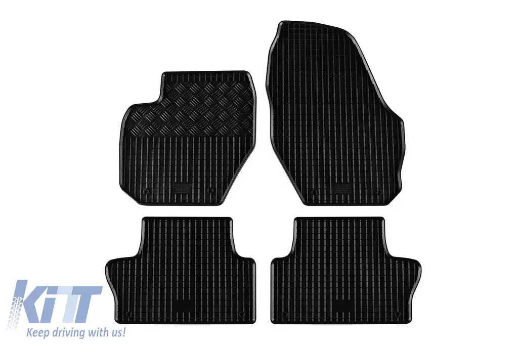 Mochete din cauciuc specifice, potrivite pentru Volvo XC60 2009-2017, set de 4 piese, culoare neagră