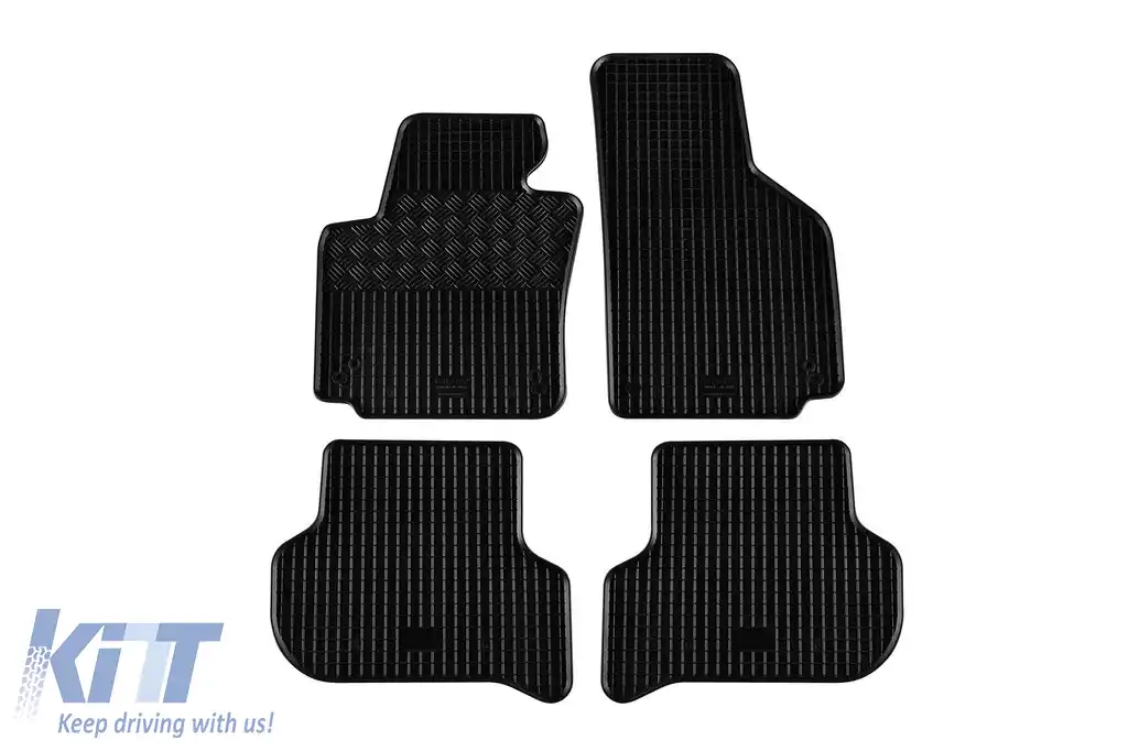 Mochete din cauciuc specifice, potrivite pentru Volkswagen Golf Plus 2003-2014, Seat Altea, Altea XL, Toledo 2005-2014, set de 4 piese, culoare neagră