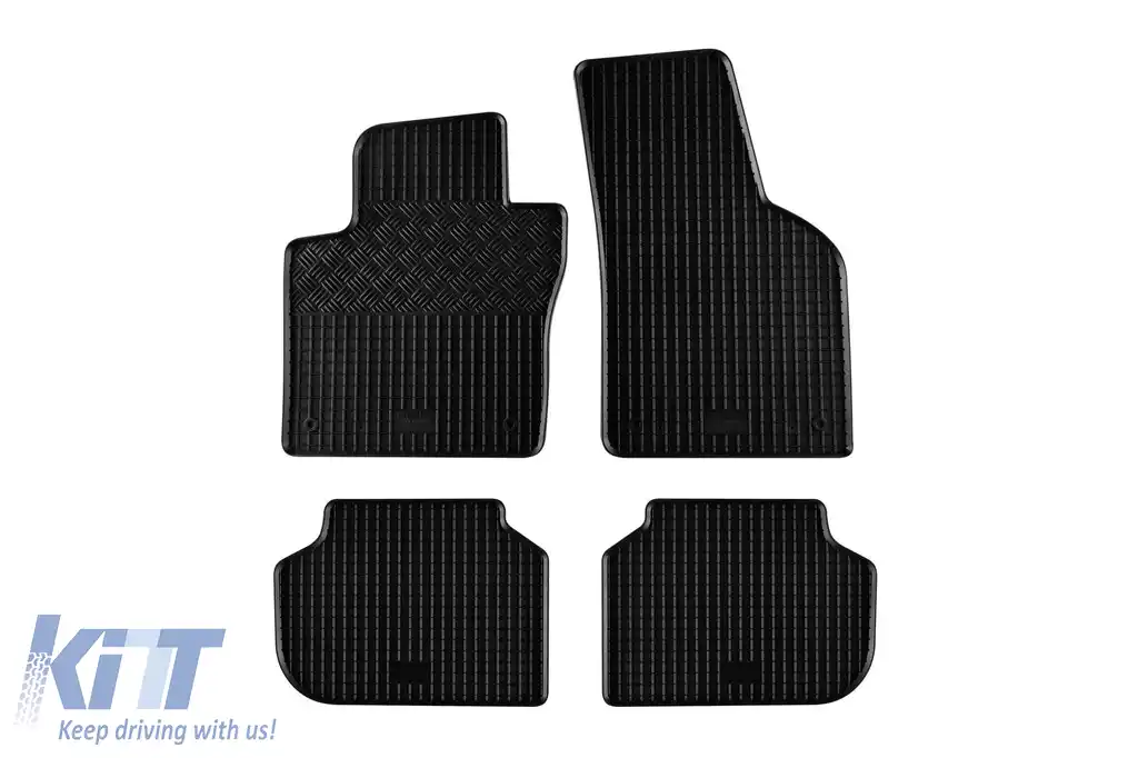Mochete din cauciuc specifice, potrivite pentru VW Jetta după 2011, set de 4 piese, culoare neagră