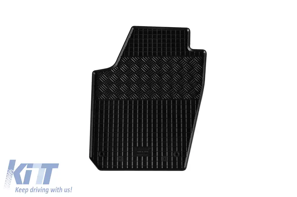 Mochete din cauciuc specifice, potrivite pentru Volkswagen Polo 2009-2017, Skoda Fabia 2014-2021, Seat Ibiza 2008-2017, set de 4 piese, culoare neagră-image-6249135