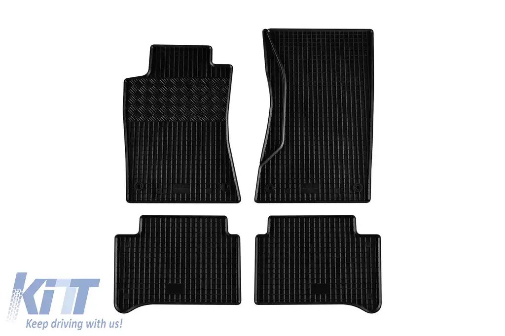 Mochete din cauciuc specifice, potrivite pentru Mercedes E class W211 2002-2008, W211 2002-2008 4-Matic, set de 4 piese, culoare neagră