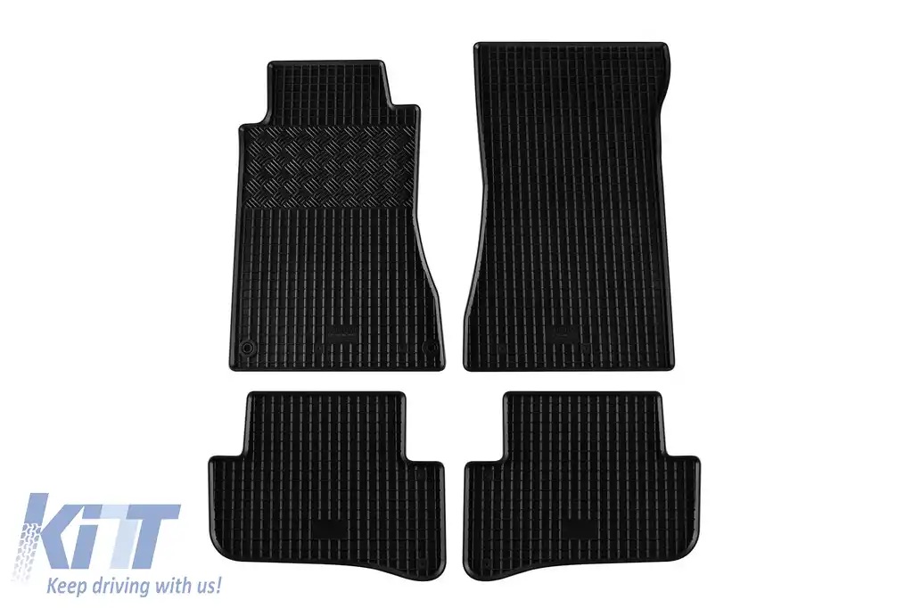 Mochete din cauciuc specifice, potrivite pentru Mercedes C class W203, S203 2000-2007, set de 4 piese, culoare neagră