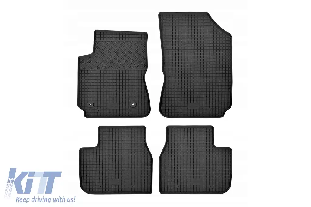 Mochete din cauciuc specifice, potrivite pentru Citroen C4 Cactus după 2014, set de 4 piese, culoare neagră