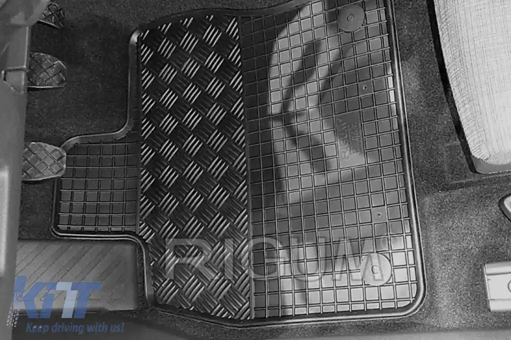 Mochete din cauciuc specifice, potrivite pentru Volkswagen Passat B8 2014-2019, după 2019, set de 4 piese, culoare neagră-image-6249262