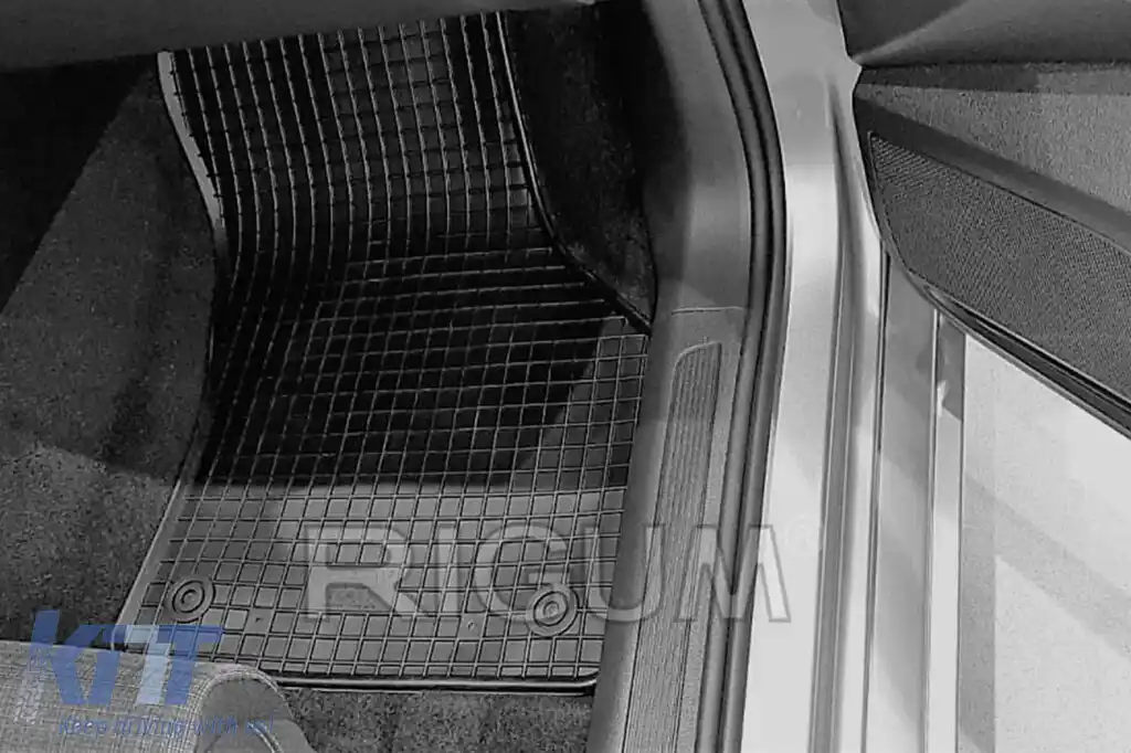 Mochete din cauciuc specifice, potrivite pentru Volkswagen Passat B8 2014-2019, după 2019, set de 4 piese, culoare neagră-image-6249263